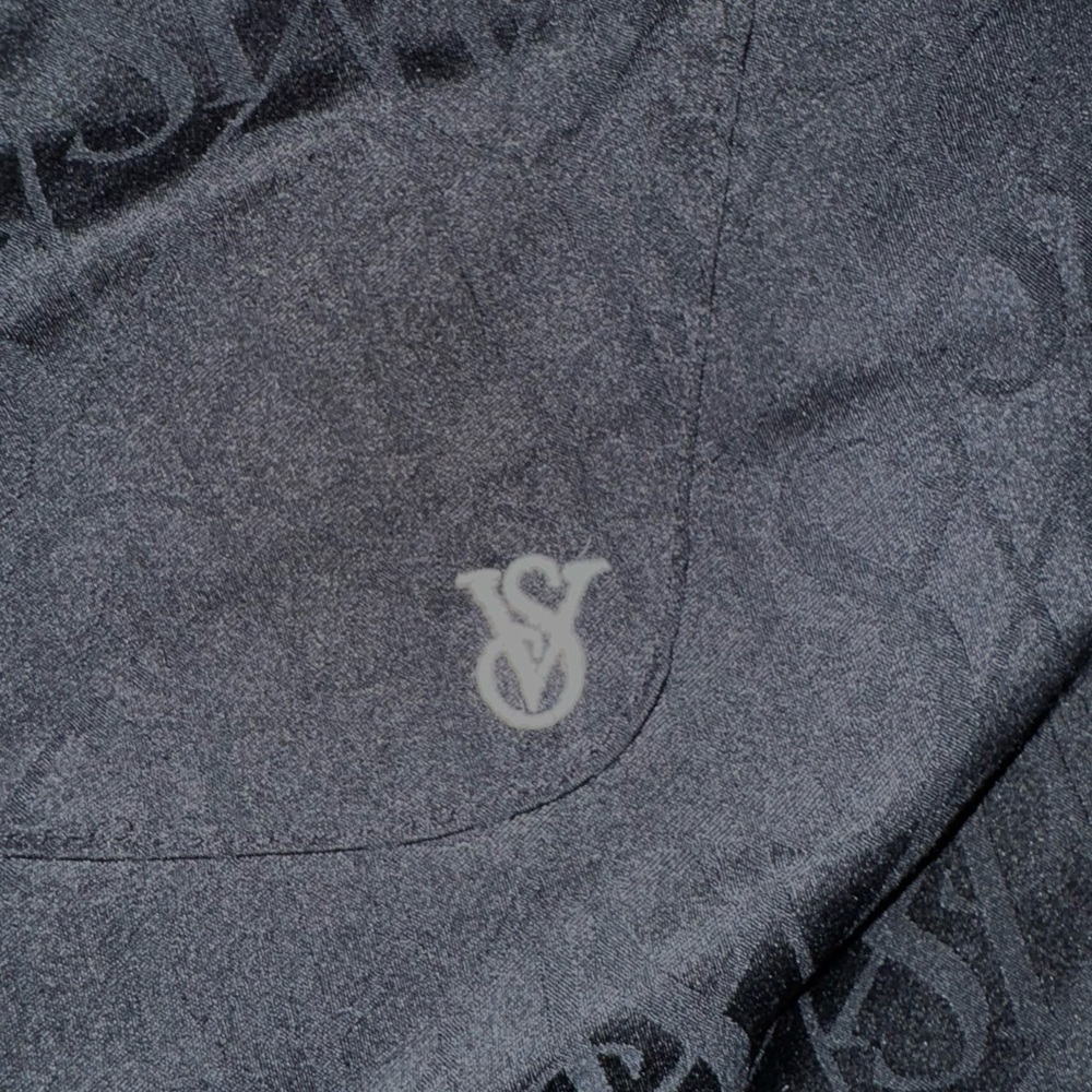 Victoria's Secret Black Satin Pajama Set with Pink Trim size L - Picture 9 of 9